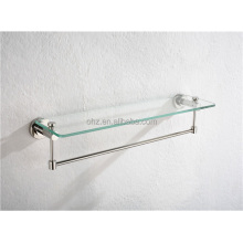 1805 wall mounted bathroom glass shelf for wall fitting glass shelf